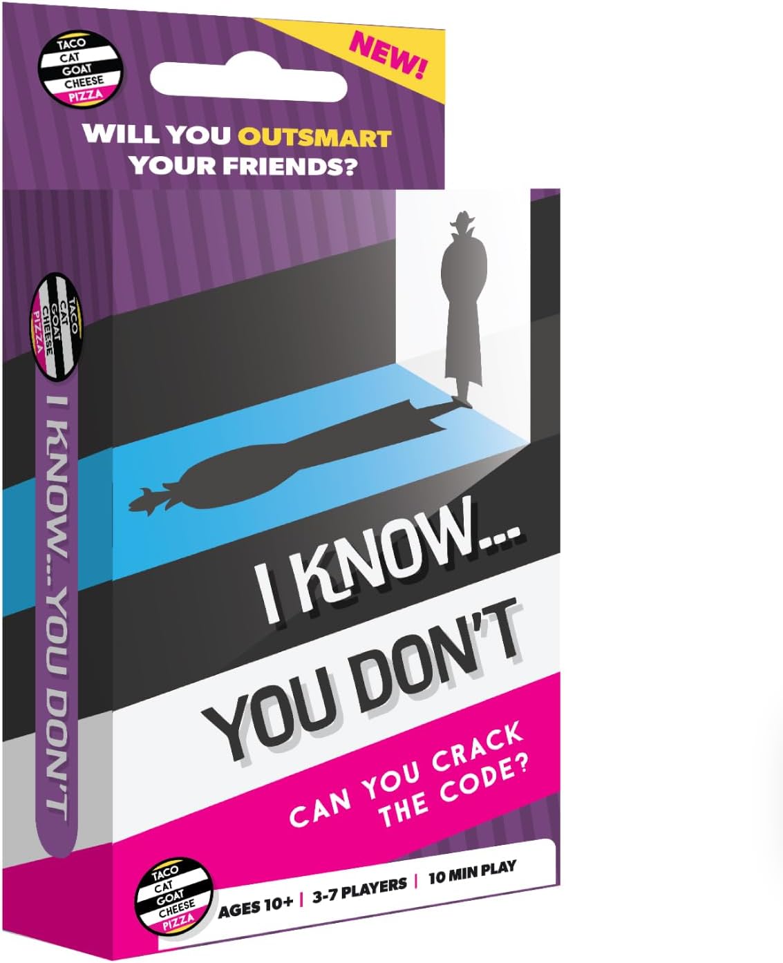 I know… You Don’t Strategic Card Game for Family Game Night by Taco Cat Goat Cheese Pizza | Easy to Learn | Fast 10 Minute Rounds | Fun for Kids, Teens, and Adults | 3 – 7 Players I know… You Don’t Strategic Card Game for Family Game Night by Taco Cat Goat Cheese Pizza | Easy to Learn | Fast 10 Minute Rounds | Fun for Kids, Teens, and Adults | 3 – 7 Players