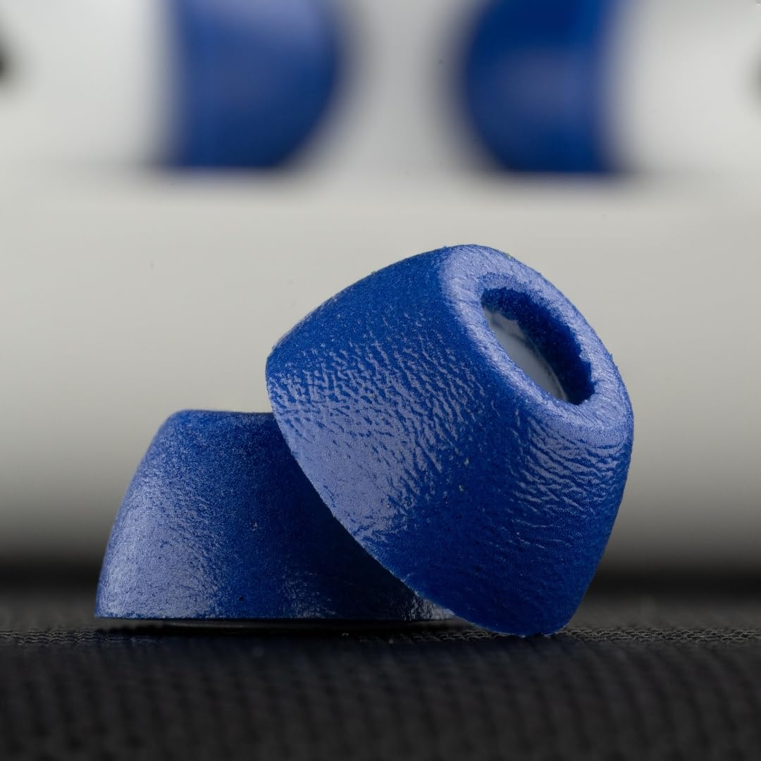Comply TrueGrip MAX | Premium Memory Foam Replacement Earbud Tips for Apple AirPods Pro 1 & 2 | Long Lasting Comfort, MAX Durability, Secure Fit, Superior Noise Isolation| Blue (S/M/L) (3 Pairs)