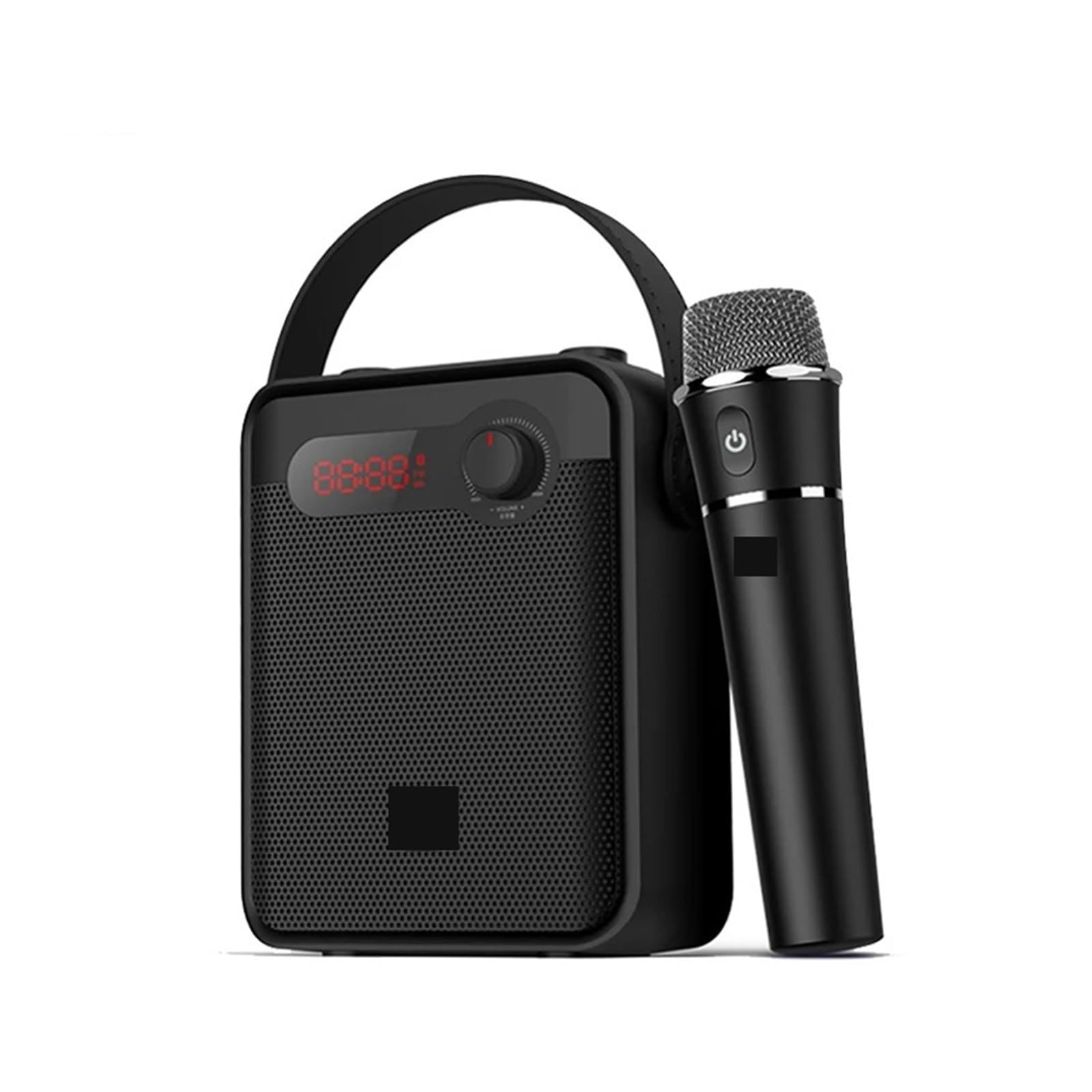 Amplificatore vocale, Altoparlante H8 Amplificatore Vocale Portatile Microfono Wireless Registrazione Audio Radio FM Altoparlante Scheda TF USB AUX