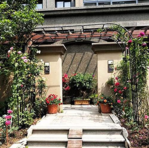 Arche de jardin pour plantes grimpantes résolvant le manque de support en acier - 6