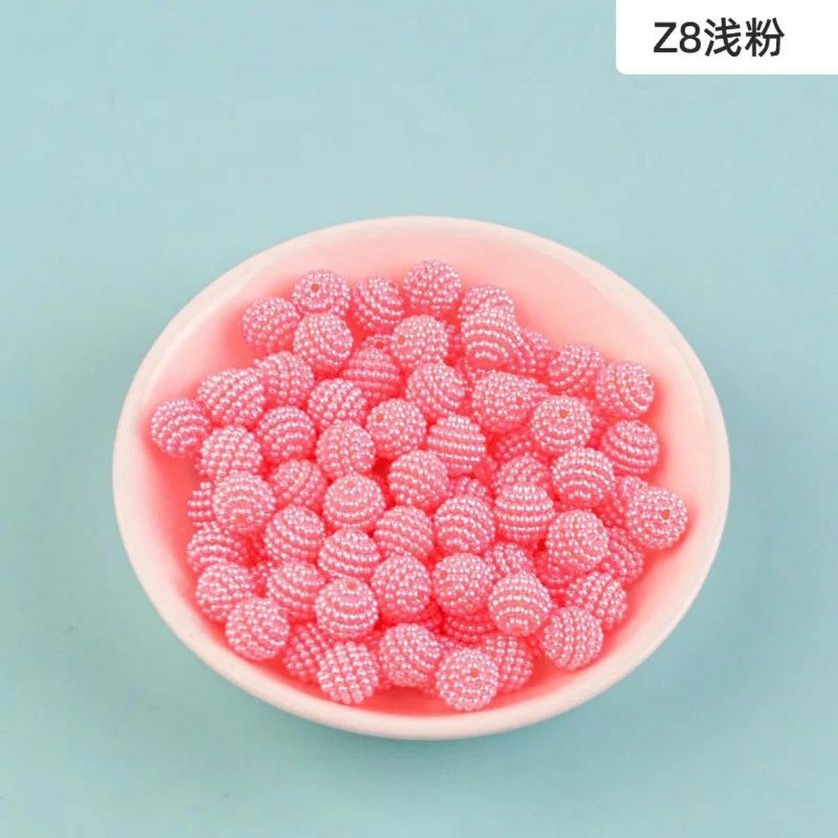 10/12/15 mm 500 g de perles d'imitation monochromes Bayberry Ball trou droit couleur perles en vrac accessoires de bijoux faits à la main - blanc 2-15 mm 200 pièces