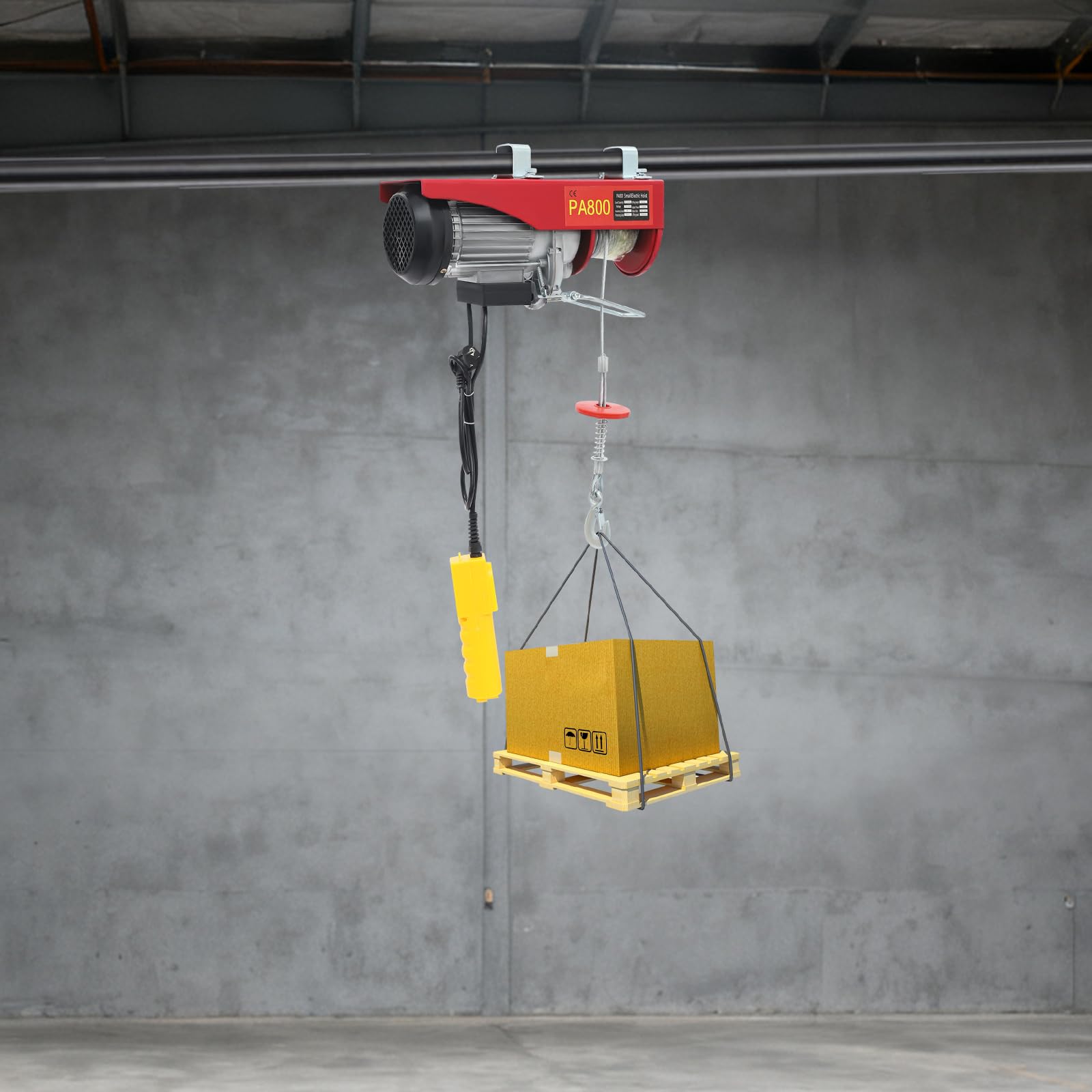 Podnośnik elektryczny, 400 kg, przewodowy podnośnik przemysłowy z