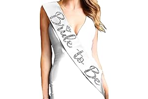 Bridal Shower Sash - Elegant Satin Sash for Bride, Groom, and Bridesmaid