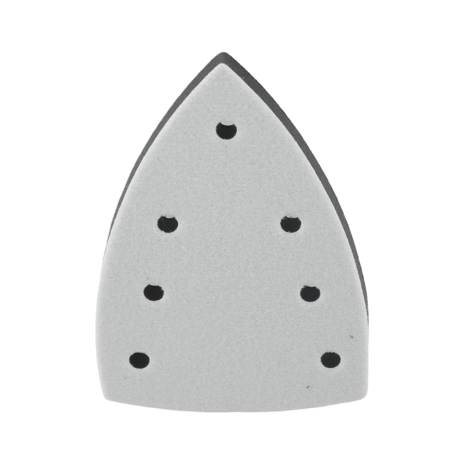 For Sanding Interface Pad Hook And Loop Triangle Sanding Pads 7 Holes Soft Foam Interface Sander Sandpaper Backing Pad