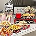 Hpscdyo 48PCS Movie Night Party Supplies: 24 Snack Tray Boxes & 24 Small Food Trays, Disposable, Durable, Red & Black, Movie Night Snack Trays, Cinema, Birthday Party