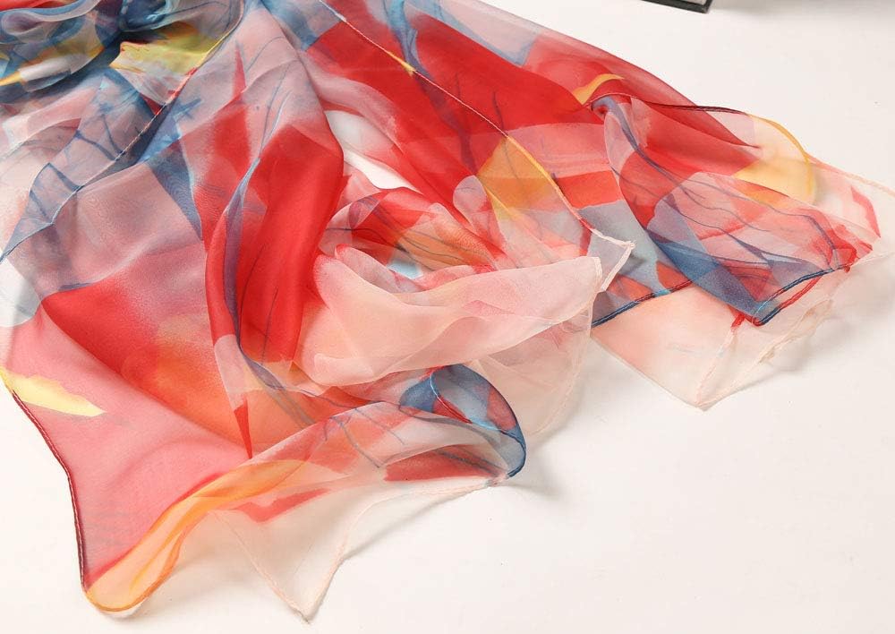 Acotavie Women's Scarf Fashion Pattern Long Lightweight Sunscreen Shawls Scarves Yt2