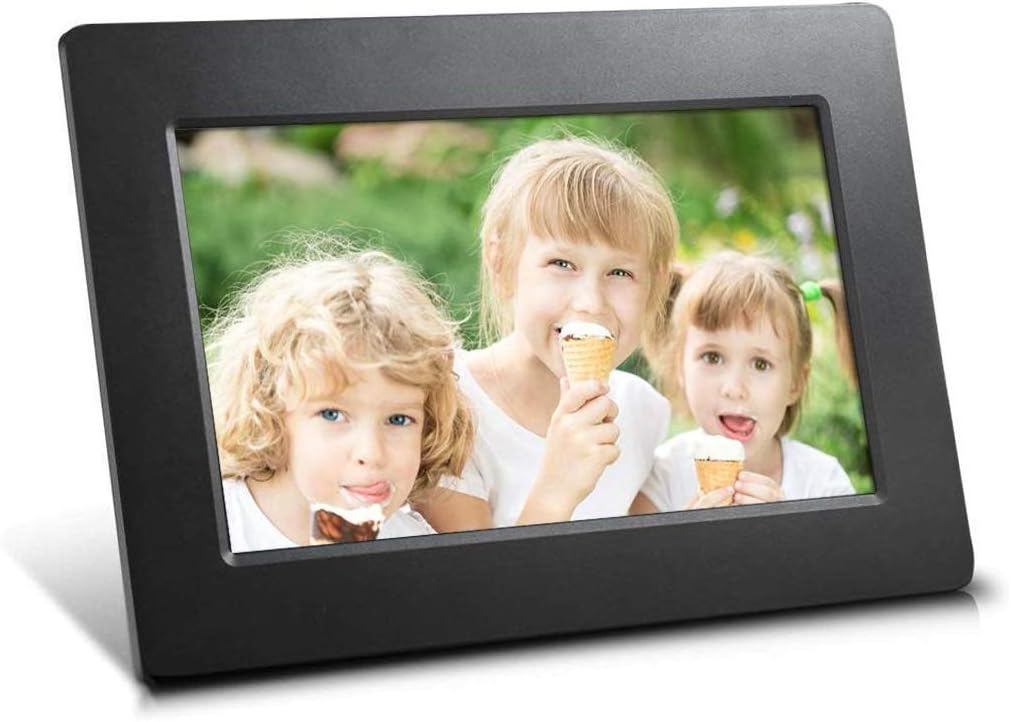 SUNGALE 7inch High Resolution Wide Screen 169 UltraThin Digital Photo Frame, Plug and Play