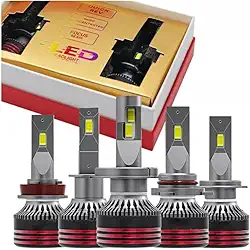 Lâmpada Led 5x Mais Forte K3c Plus 6000k 140w 12 Leds (H7)