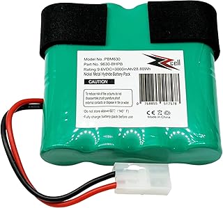 ZZcell Battery Replacement Pool Blaster Max CG Water Tech Vacuum 9630-BHPB, 8C2219MF-AF 9.6Volts 3000mAh