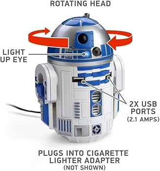 Amazon.co.jp: スターウォーズ StarWars R2-D2 USB 車載充電器 iPhone