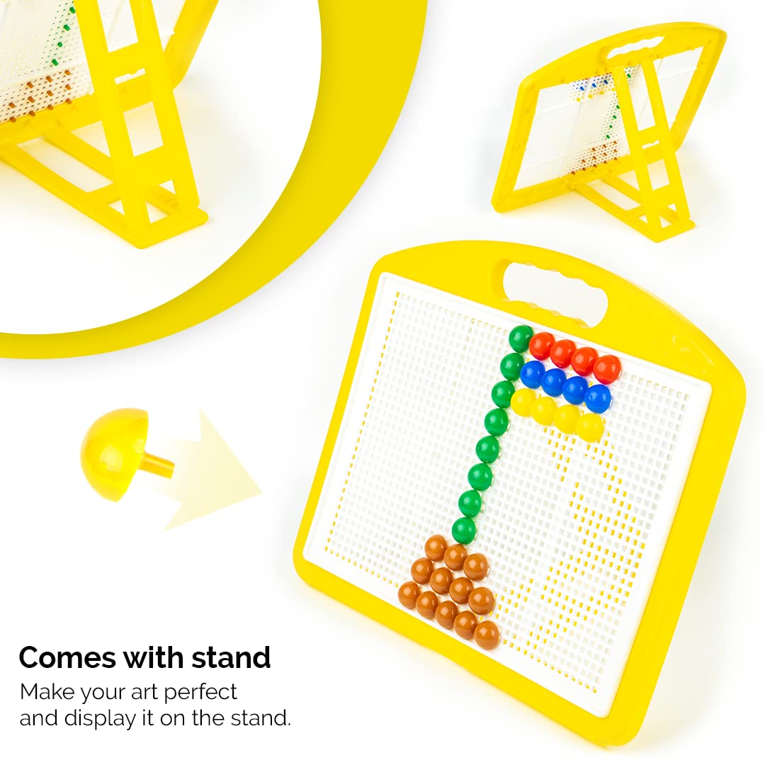 avis Mosaic Art Easy Activity for Child to Explore & Learn Mosaic Art (Yellow) 1