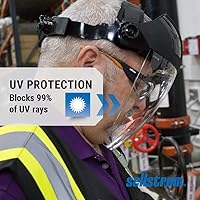 Vista 5 de Sellstrom DP4 Series Careta de seguridad estándar negra (varias opciones de estilo)