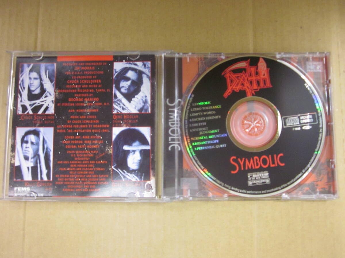 DEATH / Symbolic 帯 特典ステッカー APCY-8239 Death / Symbolic = CD 帯付き ステッカー無し 日本盤 apcy-8239 デス