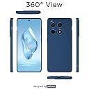Pikkme OnePlus 12R 5G Back Cover Camera Protection Shockproof Soft Matte Silicone Back Case for OnePlus 12R 5G (Blue) gallery image