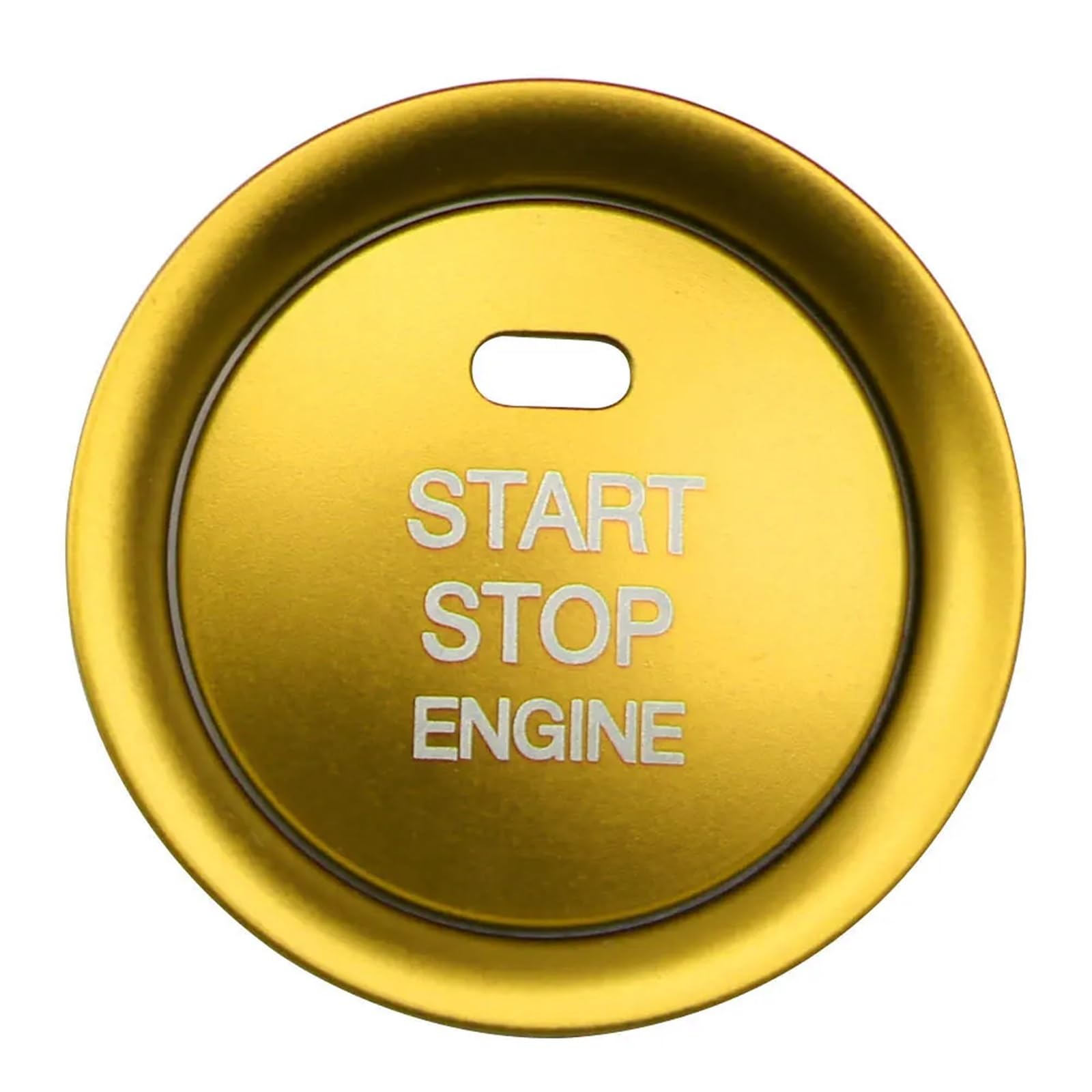 for Mazda CX5 CX3 CX4 Cx-3 3 6 for Axela for Atenza Car Engine Start Stop Switch Button Ignition Key Ring Cover Sticker Car Decoration Interior(Yellow)
