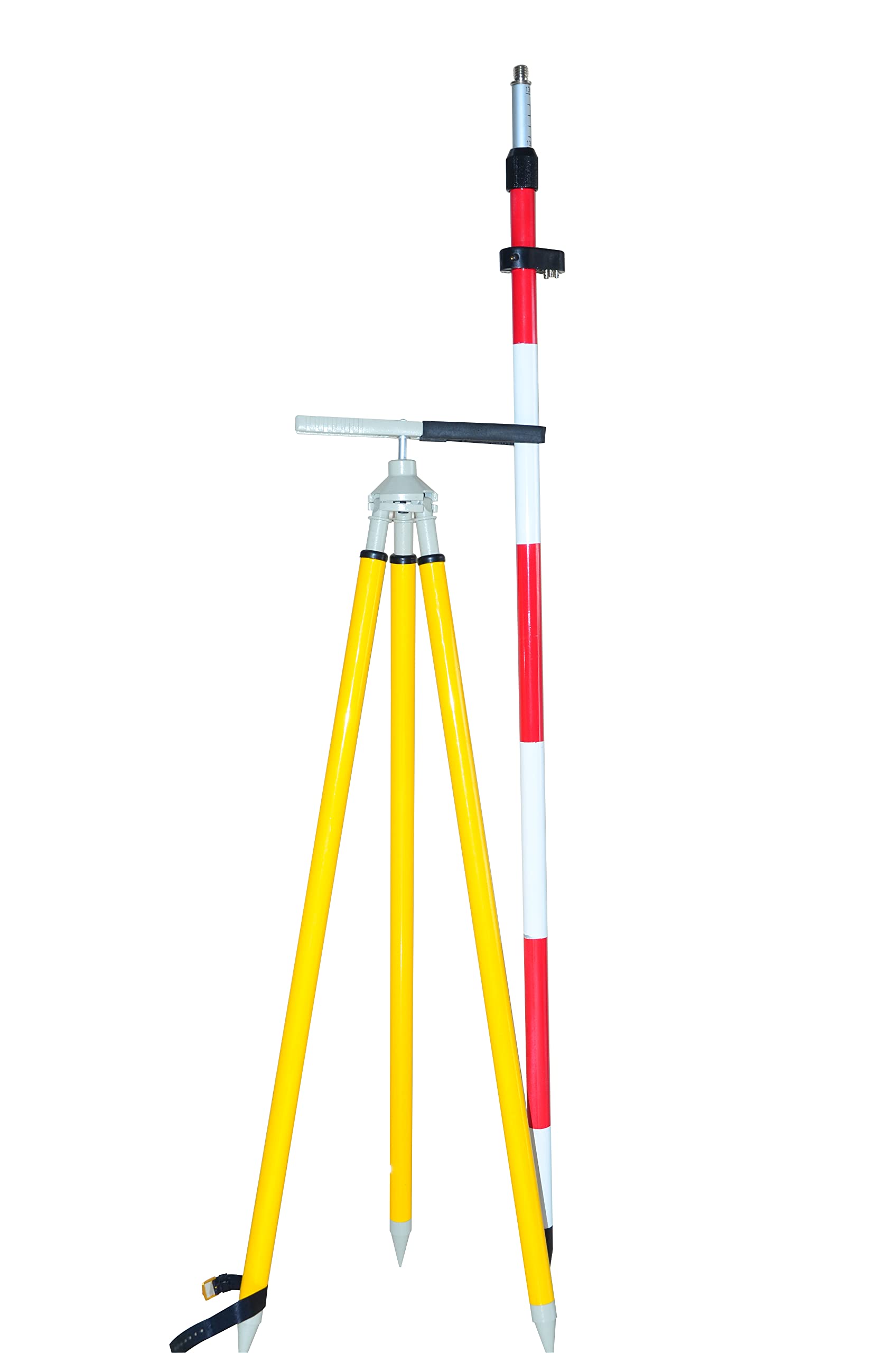 Prism Bipod Aluminum Survey Bipod Tripod for GPS Poles of Total Station GPS GNSS Accessories (Pole is Not Include)