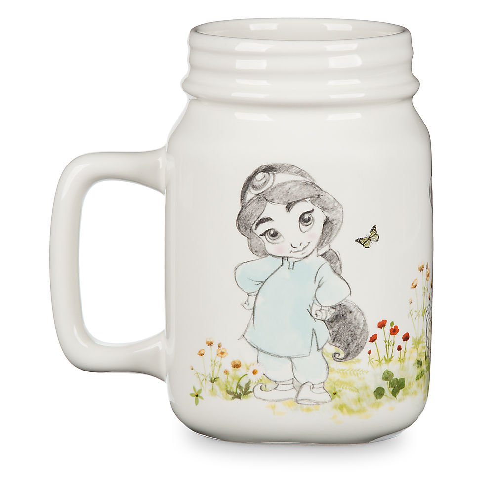 Disney Animators' Collection Princess Mason Jar Ceramic Mug