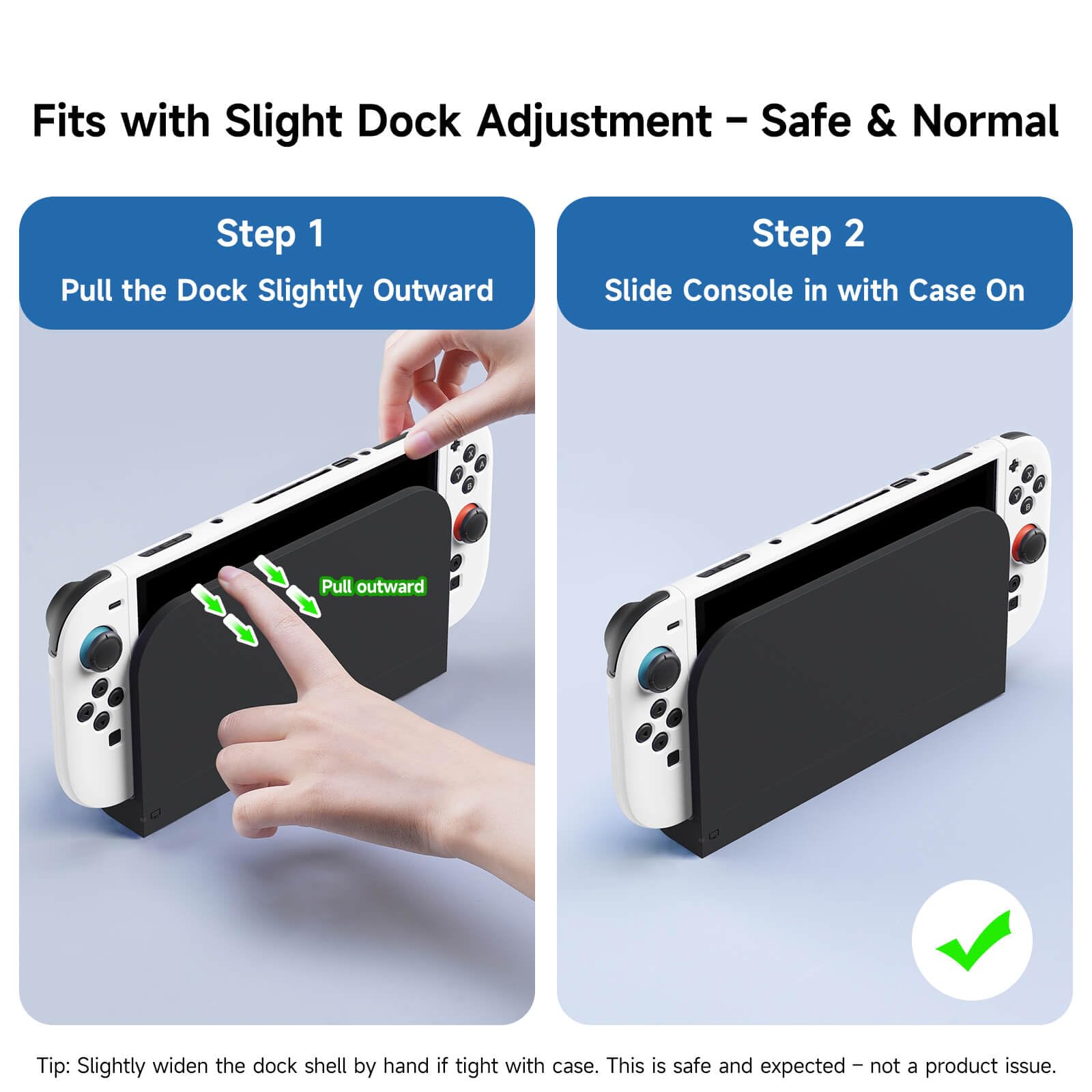 Protective Case Compatible with Nintendo Switch 2 (2025) – White Matte Shockproof TPU Shell with Anti-Slip Grip, Textured Ergonomic Slim Back Cover for Daily Protection and Comfort — view 2