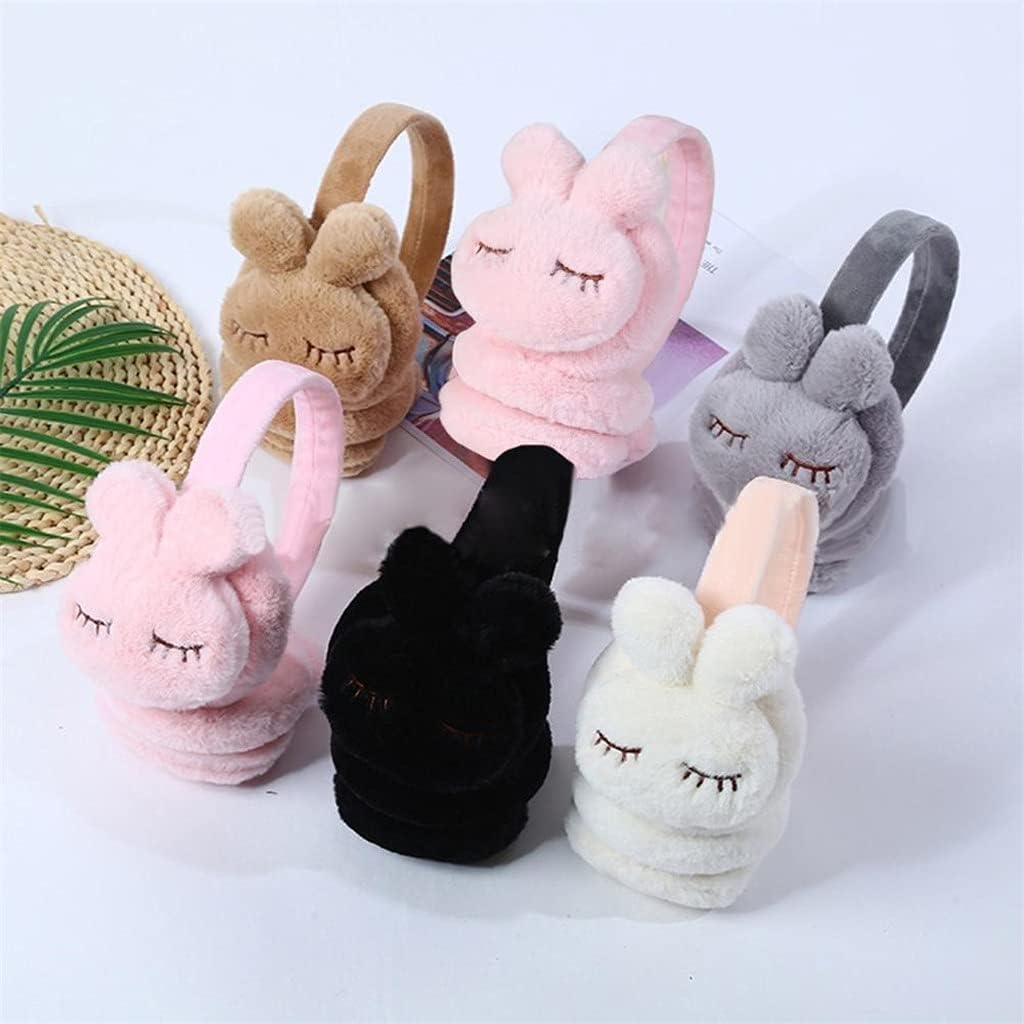 Ear WarmerI,Winter Earmuffs, Fashion women warm earmuffs,Cute Earmuffs Lovely Winter Girls Plush Rabbit Earcap Kids Ear Cover Protector Earmuff Headband (Color : D, Size : One size) ( Color : E , Size