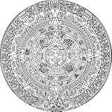HZ Graphics Aztec Stone Vinyl Decal Wall Laptop Bumper Sticker 5'