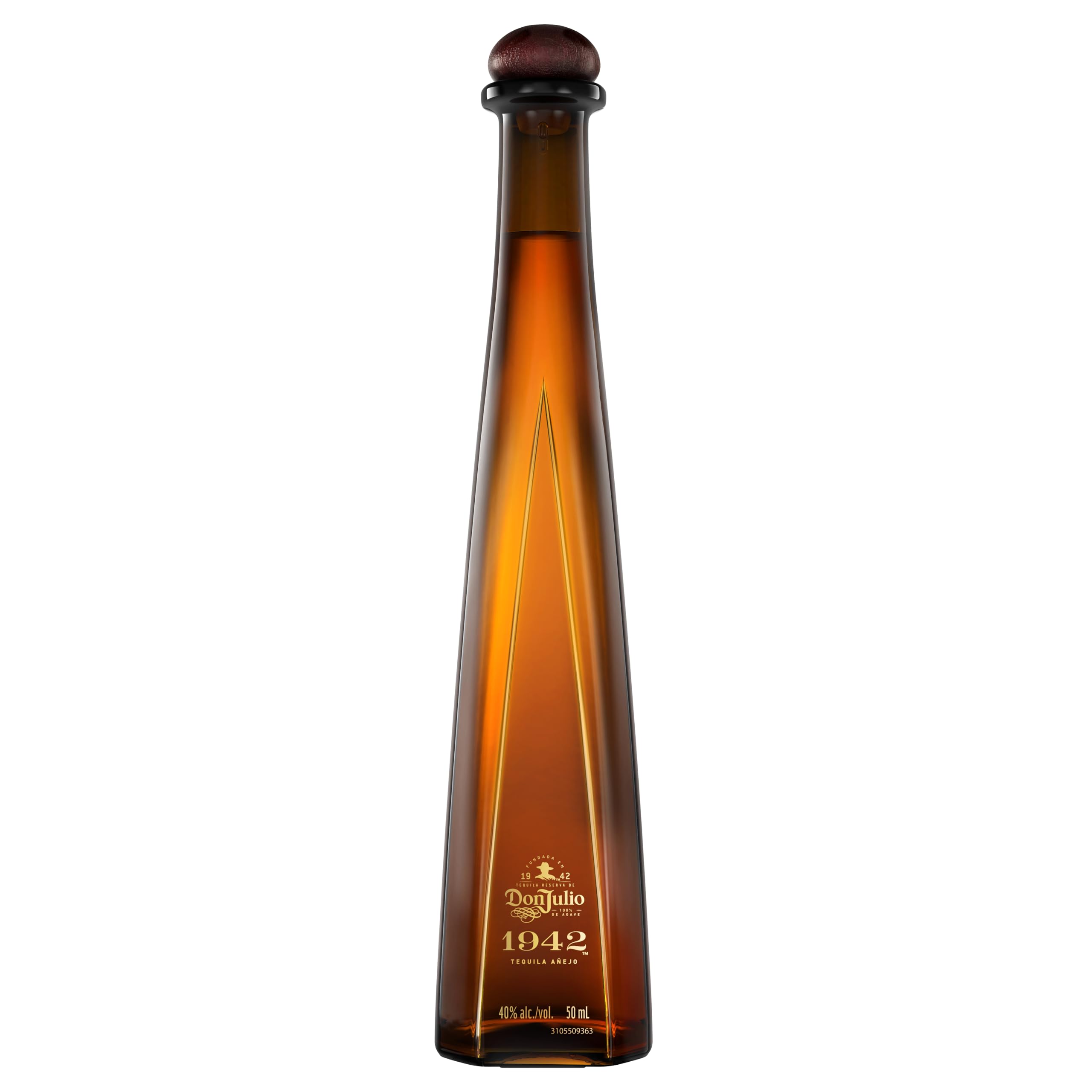 Don Julio 1942 Añejo Tequila | 40% Vol | 5cl | Notes of Rich Vanilla & Oak | Luxury Tequila Añejo | Aged 2.5 Years