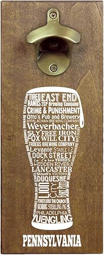 State Craft - Abrebotellas magnético de madera para cerveza y tapa