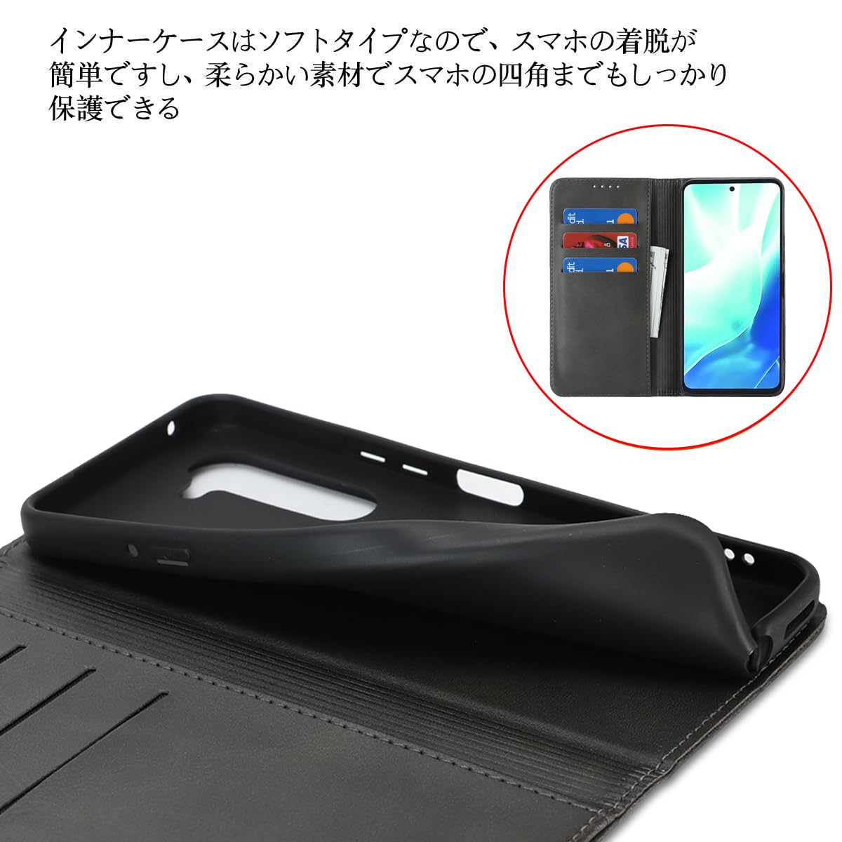 Amazon.co.jp: Arrows Alpha 通用 arrowsAlpha2 ケース 手帳型