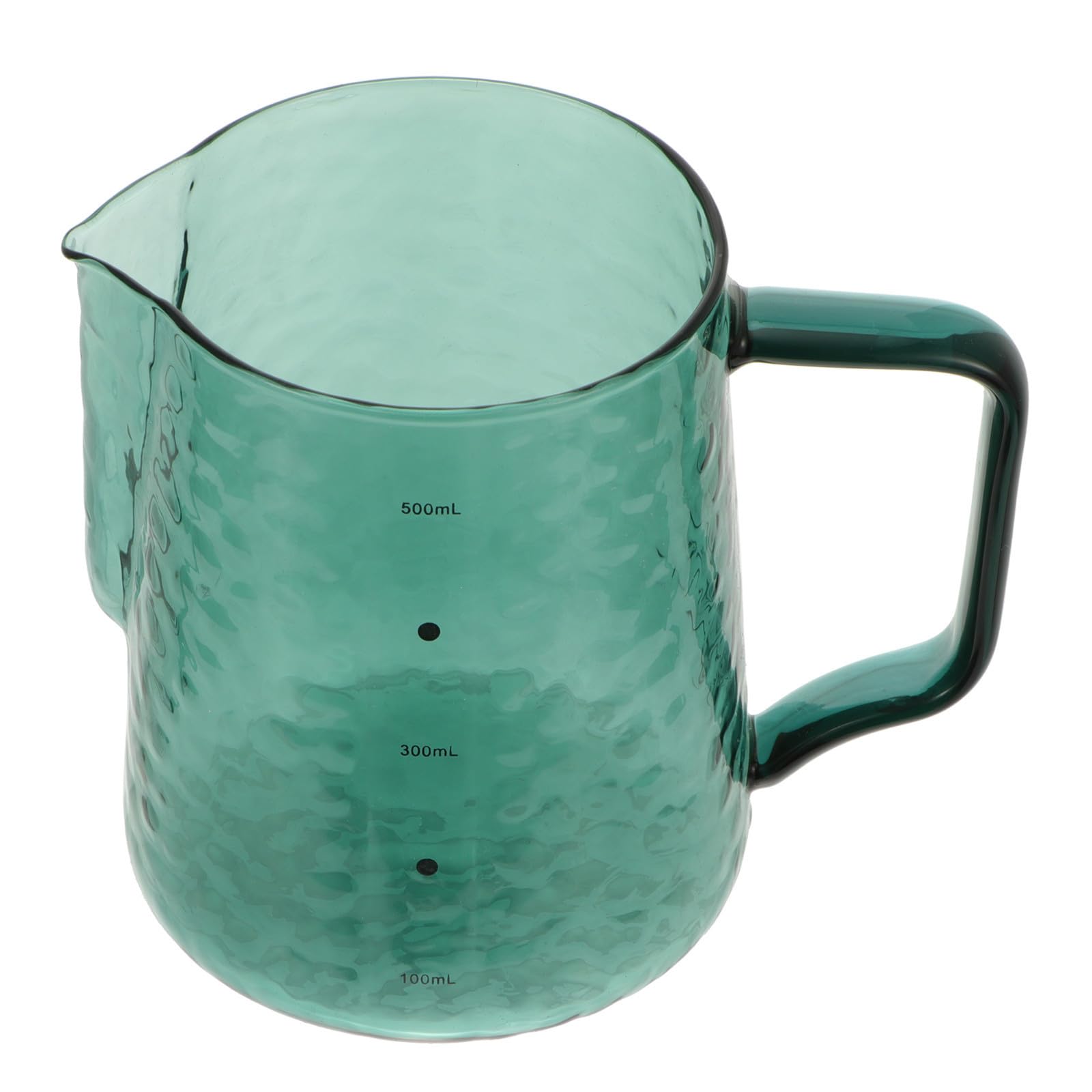 Pichet à lait en verre borosilicate 500ml résistant chaud et froid