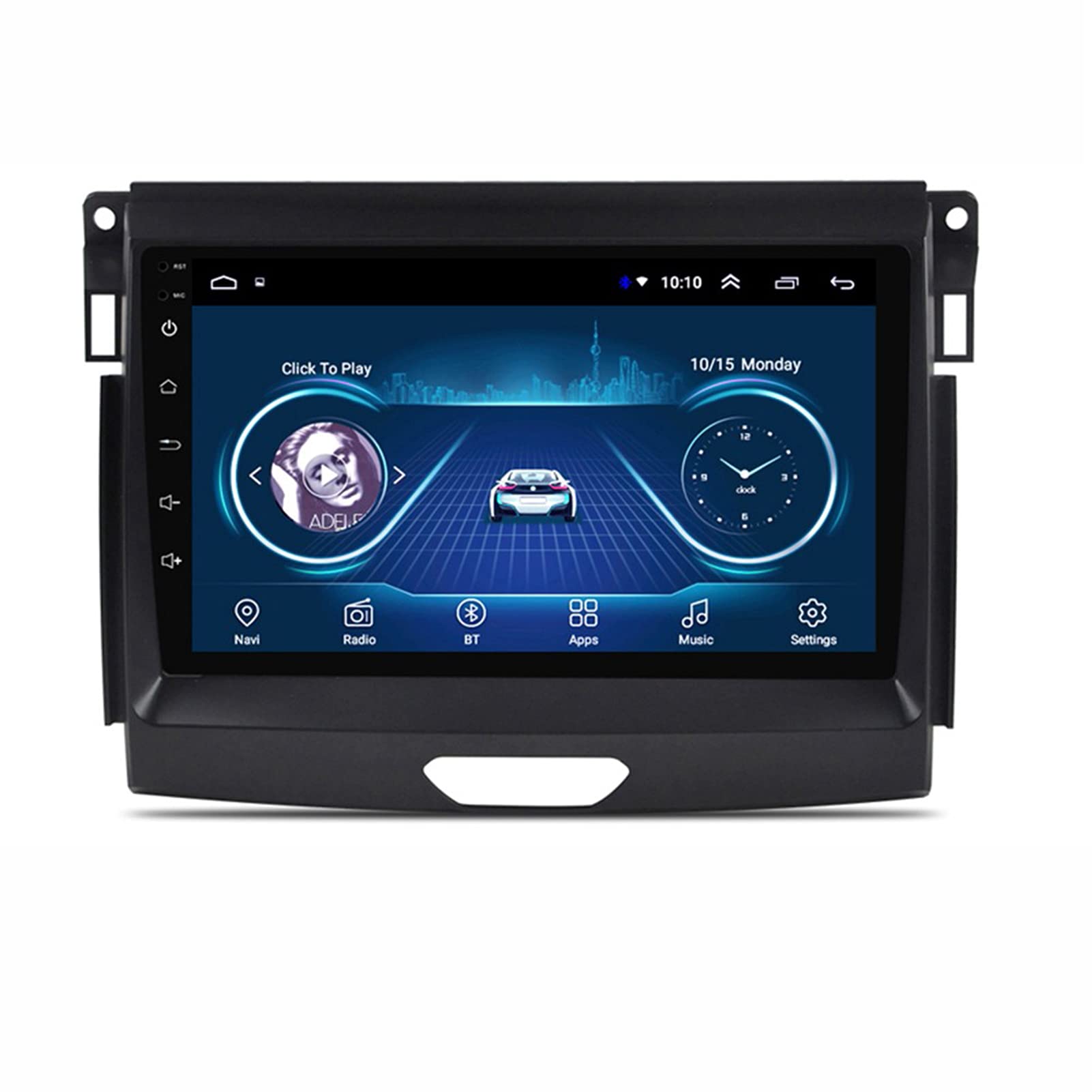 Estéreo Android de 10 pulgadas para Ford Ranger con Mirror Link y mandos al volante