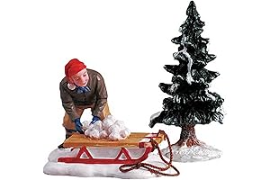 Christmas Village Ready For A Fight Figurines