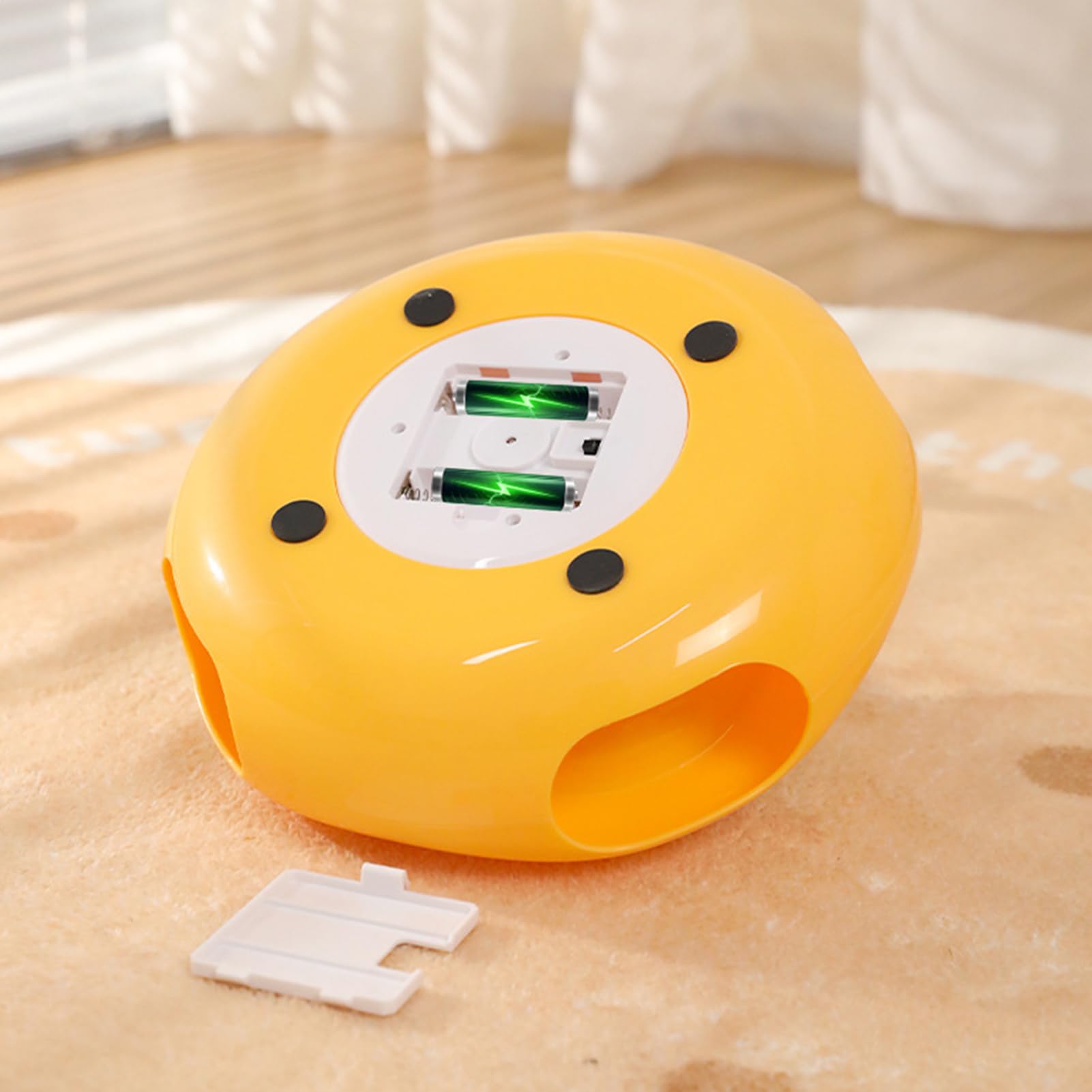 Teaser automático para Gatos | Teaser eléctrico para Gatos de Interior, Accesorios de Ejercicio, Suministros de Entretenimiento Coloridos para Mascotas, para Sala de Estar, Parque, balcón, Patio