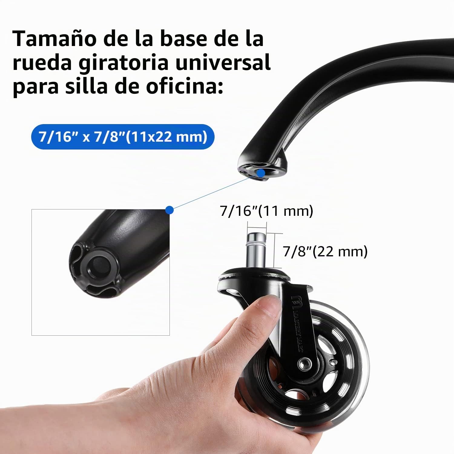 Mastery Mart Accesorios para sillas de Oficina