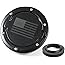 JK Fuel Filler Door Cover Replacement For Jeep Wrangler 2007-2018 - Black ABS Plastic