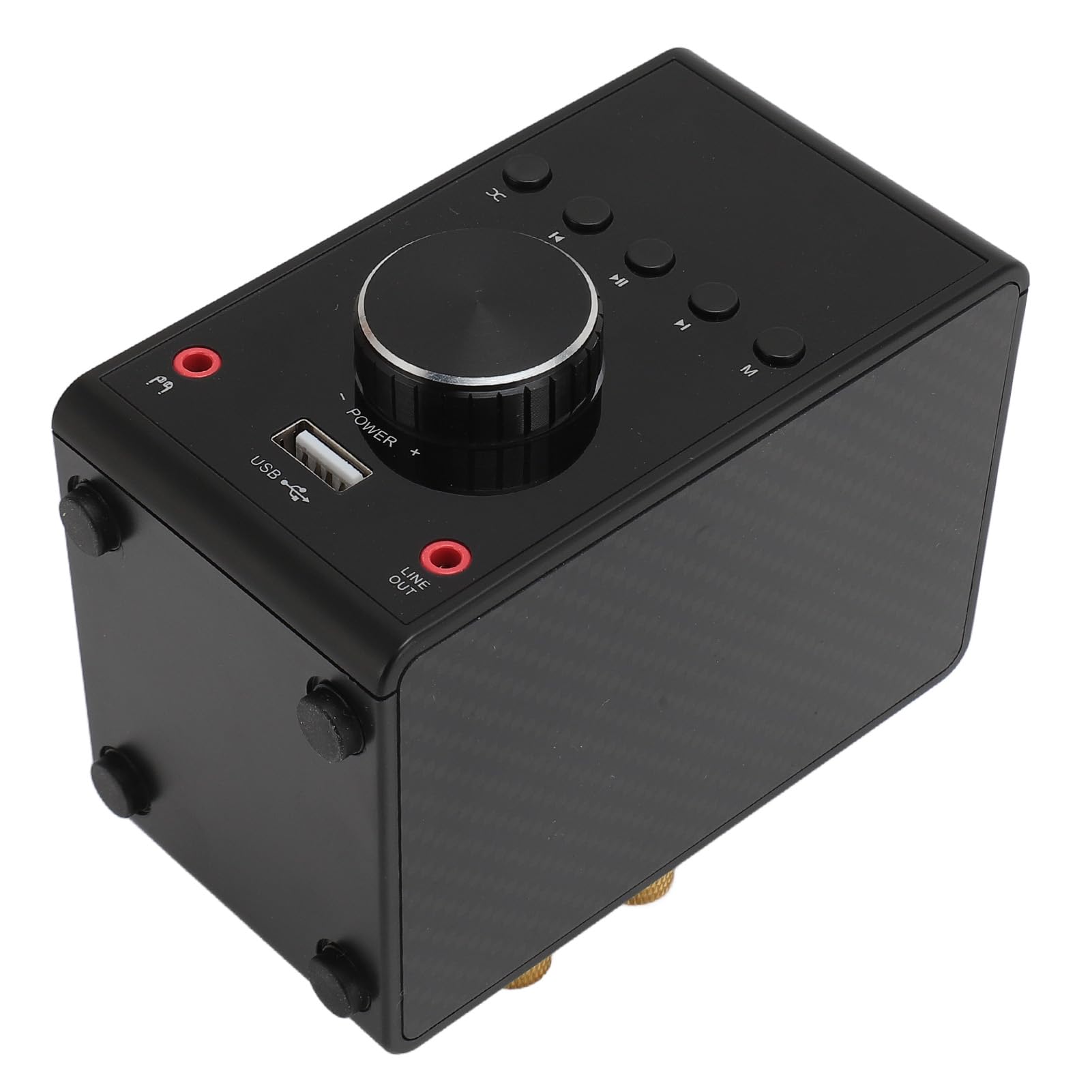 Naroote Amplificatore Stereo Bluetooth 5.0 Amplificatore per Altoparlanti Wireless, Ricevitore Audio BT, Mini HiFi da 68 W X 2 con Ingresso Disco U Coassiale Ottico USB, Ideale per Home Theater TV