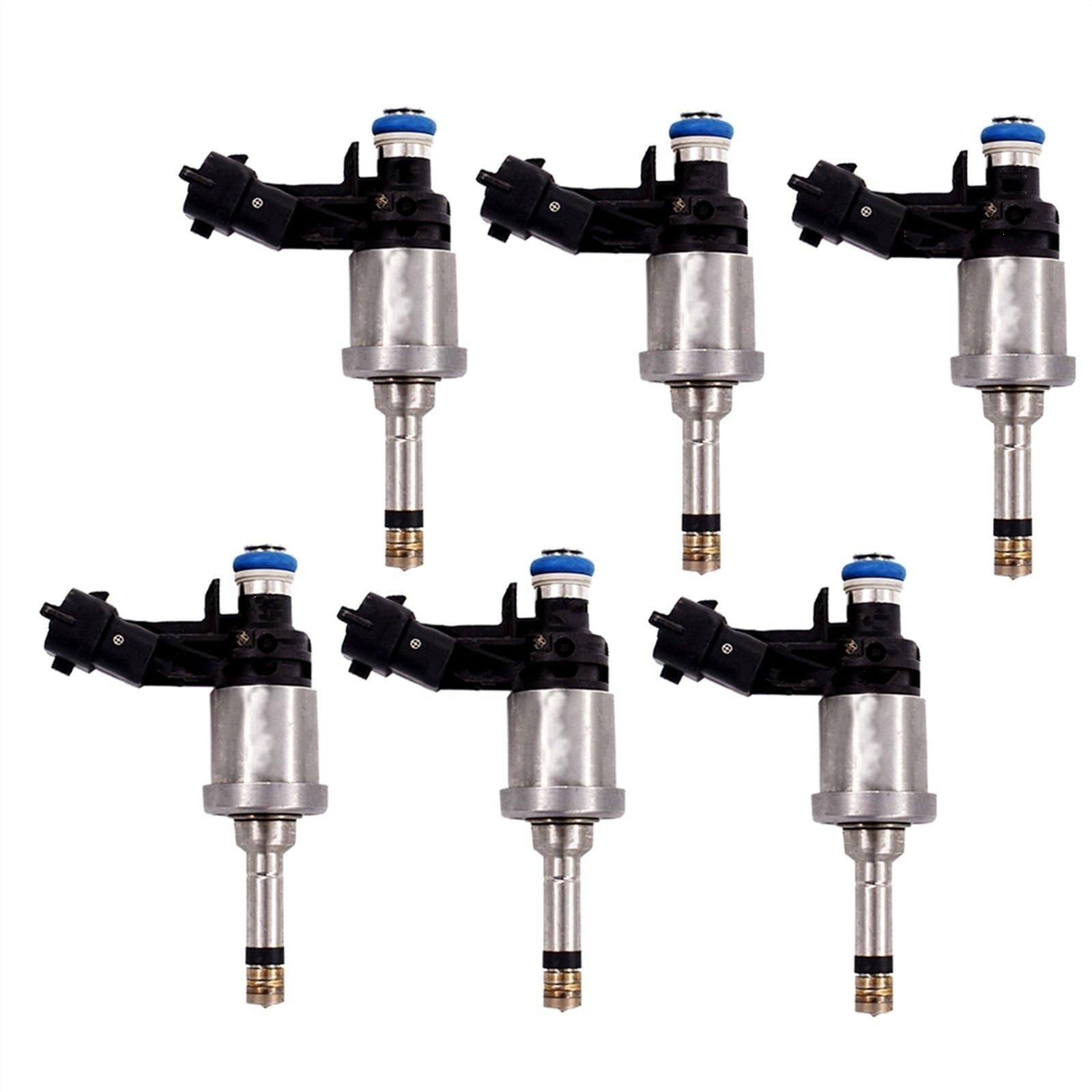 Cgbwmb 6Pcs Car Petrol Injection Nozzles For Chevrolet For Camaro For Traverse 3.6L V6 Fuel Injectors 12638530 12669384 12669384 Car Auto Parts(6Pcs)
