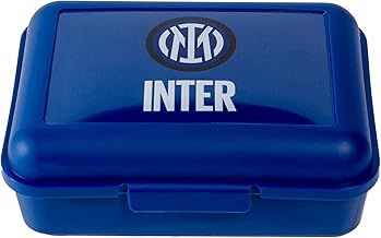 Inter Porta merenda, Lunch Box F.C. Unisex Adulto, Blu, Medium