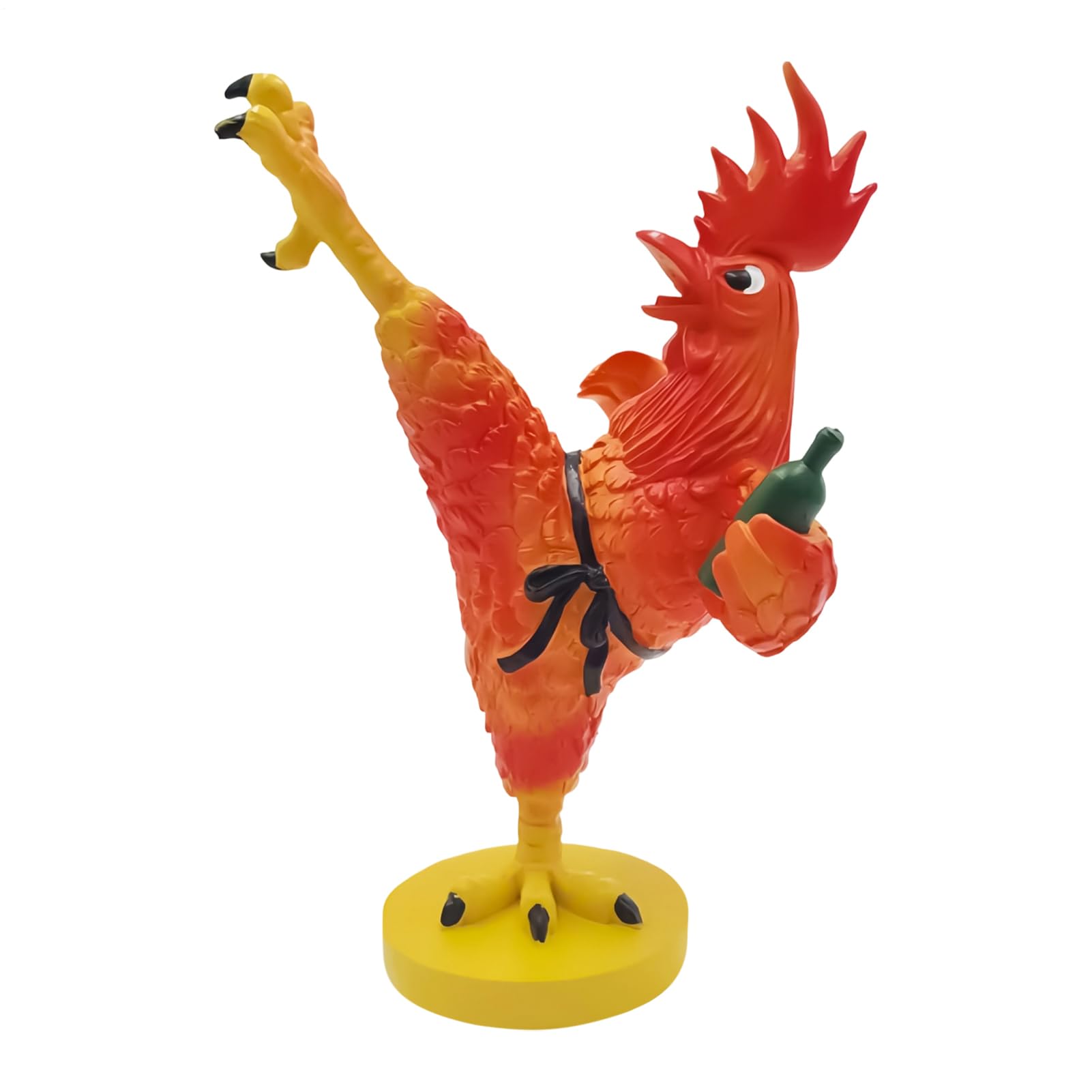 Coq abstrait de collection en résine pour étagère et chambre à coucher