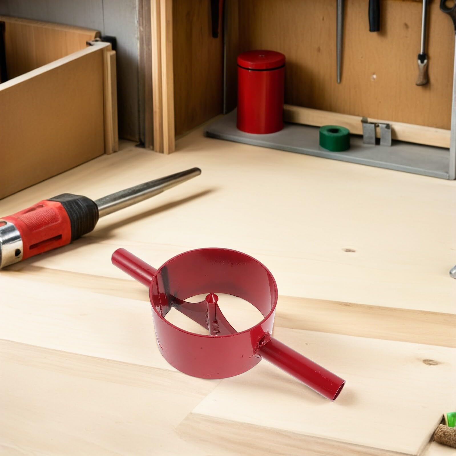 Cortador Manual de Bambú de Acero Resistente Dos Cortes, Divisor de Cañas para Bricolaje y Cestería, Herramienta Portátil para Jardín y Taller de Artesanía