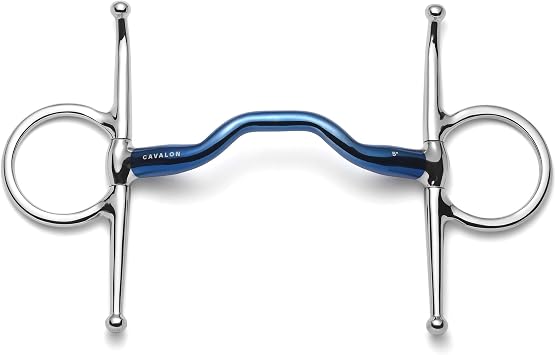 Full Cheek Mullen Bit, Low Port Sweet Iron Snaffle