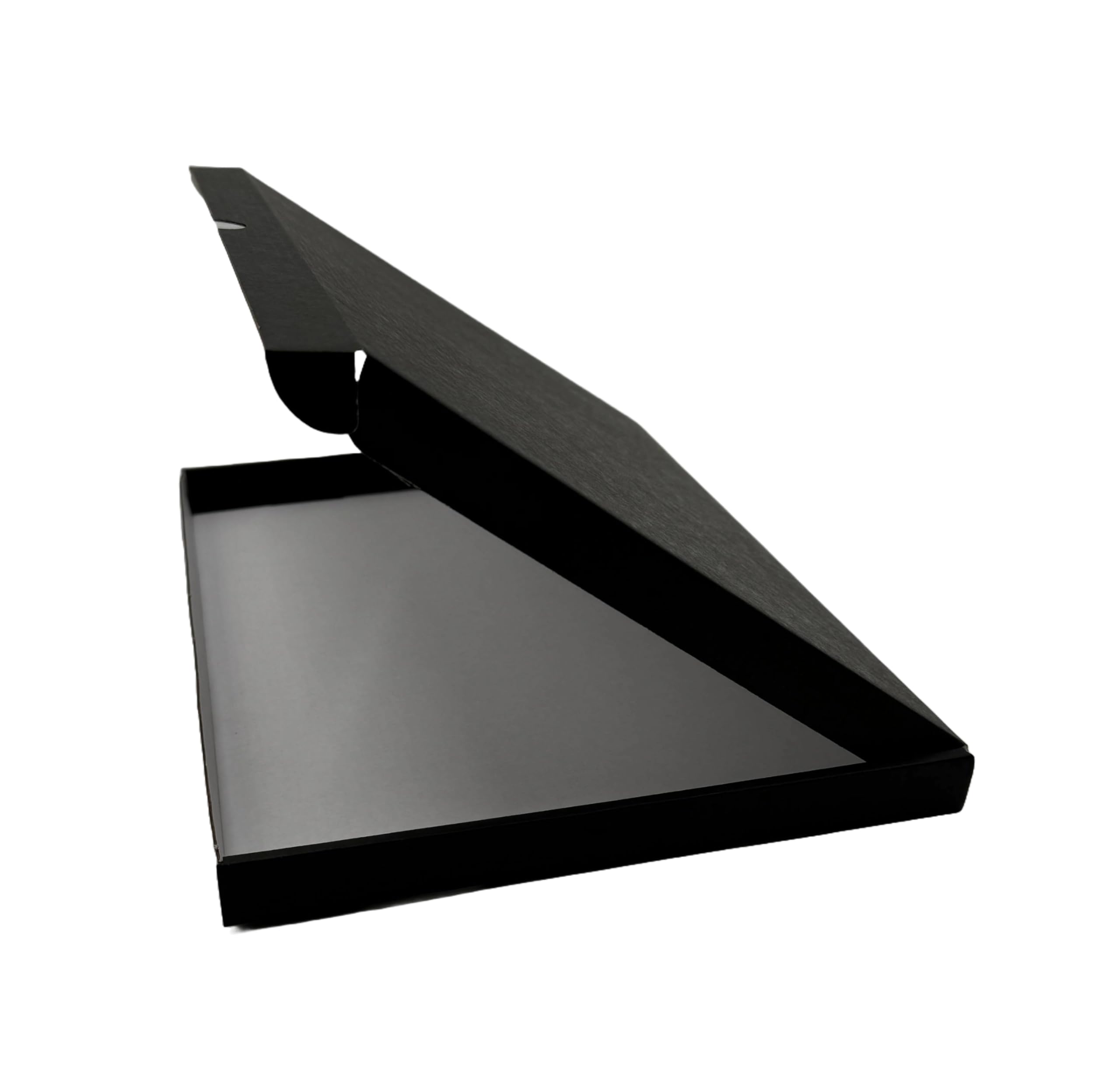 iDEALS UK PACKAGING LTD C4 A4 Size Large Letter cardboard boxes for generic shipping, gift box, present box, shipping boxes. Size 32.6cm x 22.7cm x 2cm - Pack of 50 (Black)