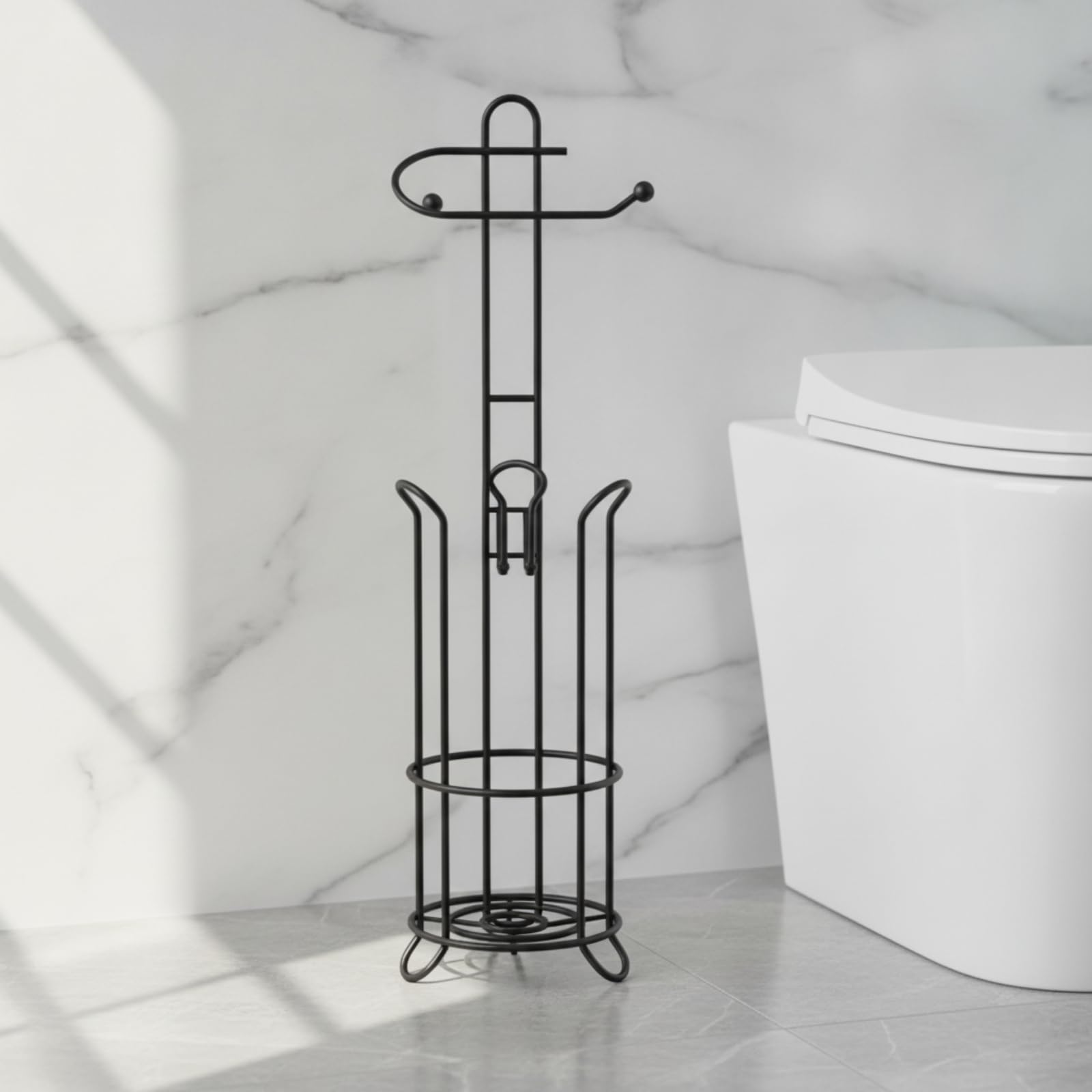 Portarotolo con Riserva Stabile | Funzionale, Accessorio, per Bagno