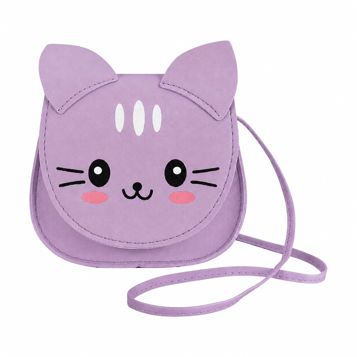 syga Children's Cat Shoulder Bag Cartoon Backpack PU Leather Kids Small Kitten Handbag Purse Wallet for Toddlers Kids-picture-43