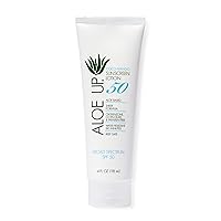 Vista 8 de Aloe Up Protector solar blanco en aerosol continuo SPF 30 – Protector solar suave en aerosol facial con aloe, spray protector solar facial no graso