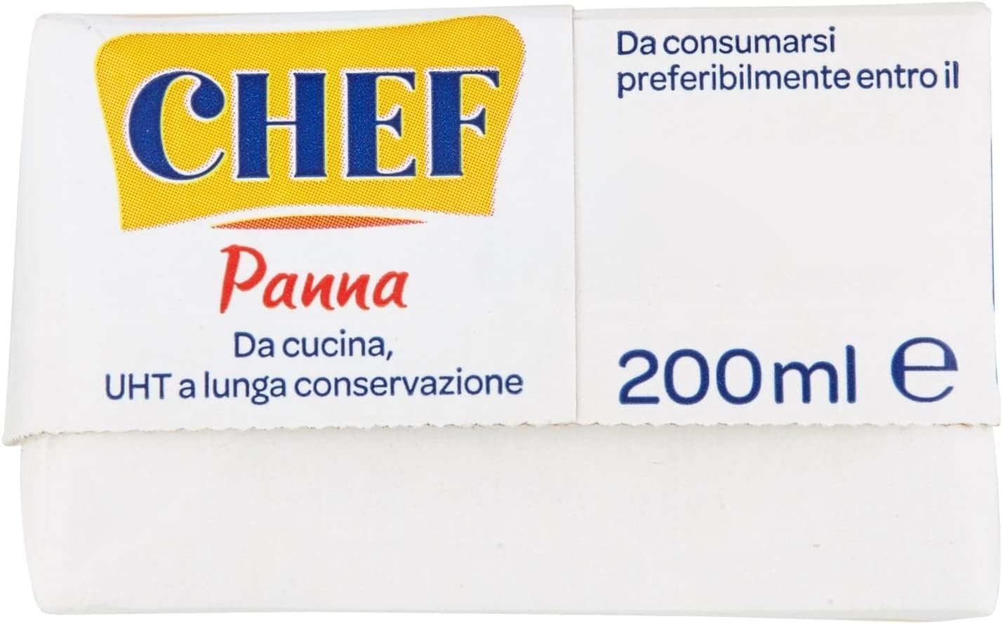 Italian Gourmet Panna Chef Crème Panna Cuisine UHT 6 x 200 ml, Crème Liquide Pour Sauces, Pâtes, Gratins & Pâtisserie, Texture Crémeuse, Facile à Utiliser, Format Lot Pratique + Italian Gourmet Polpa