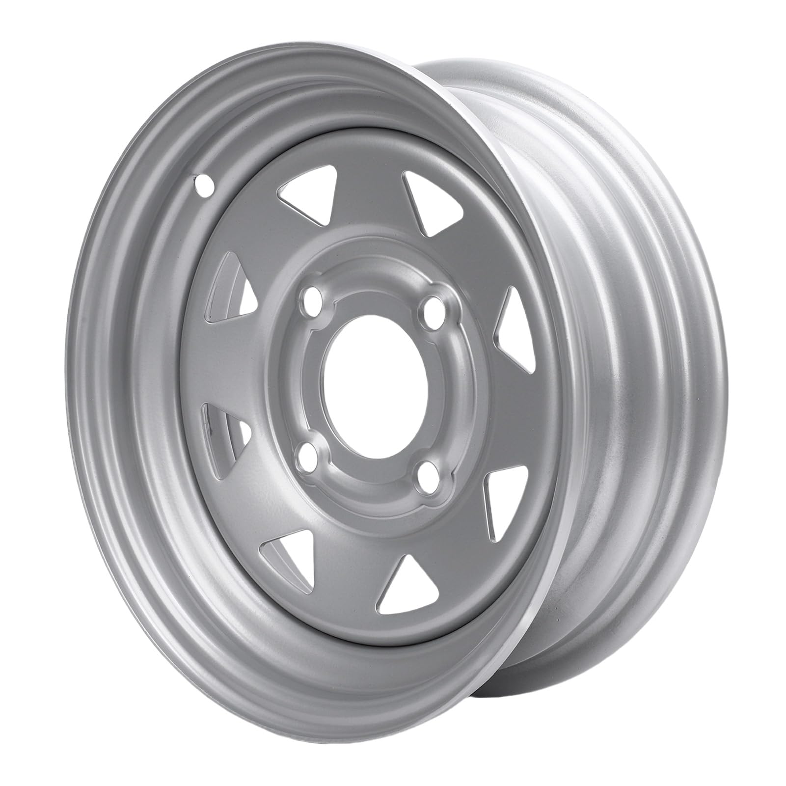 Akozon Koło Przyczepy 12x4, Wzór śrub 4-114.3, Stop Aluminium, for Przyczep