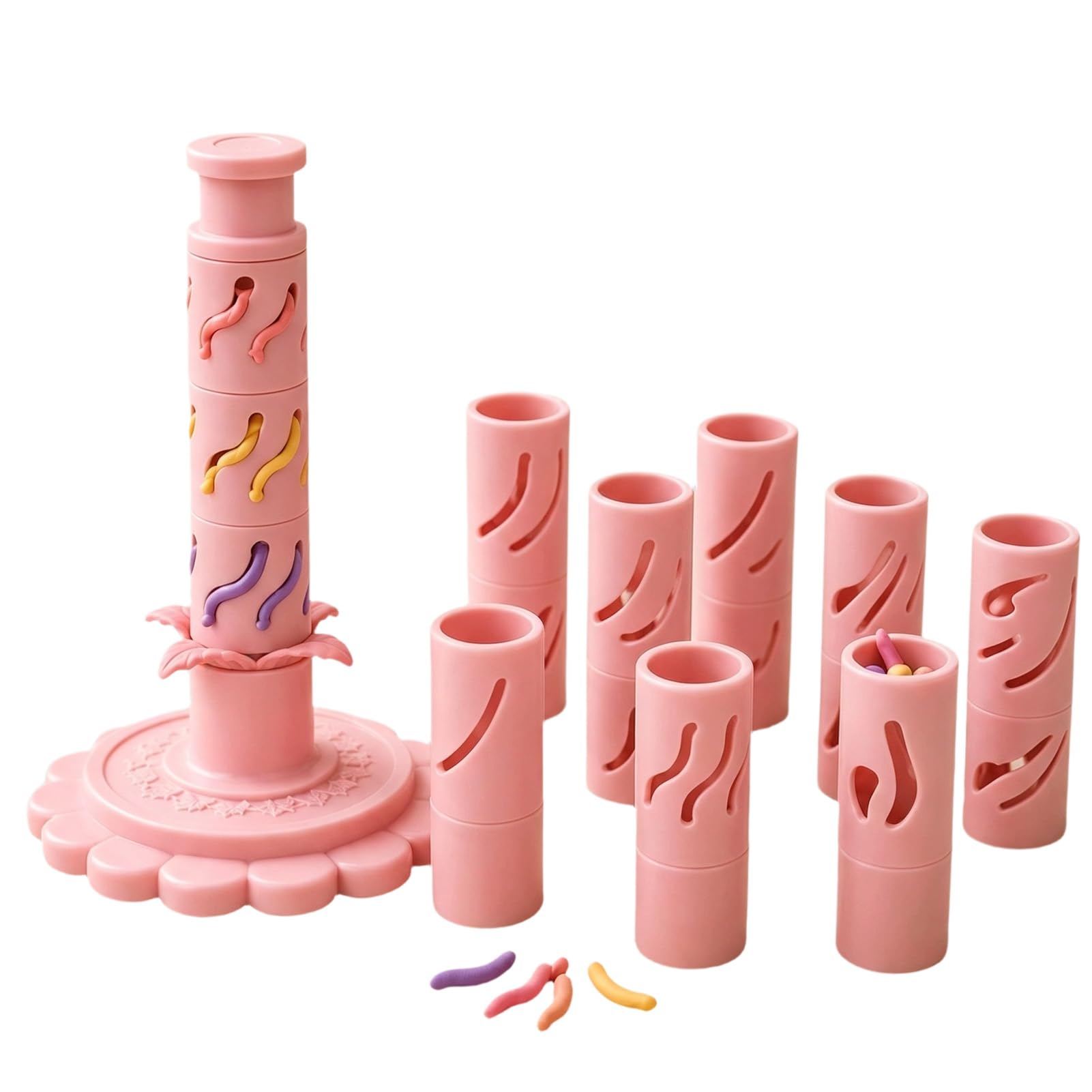Modular Clay Flower Maker, 9 Shaping Sleeves for Polymer Clay Projects