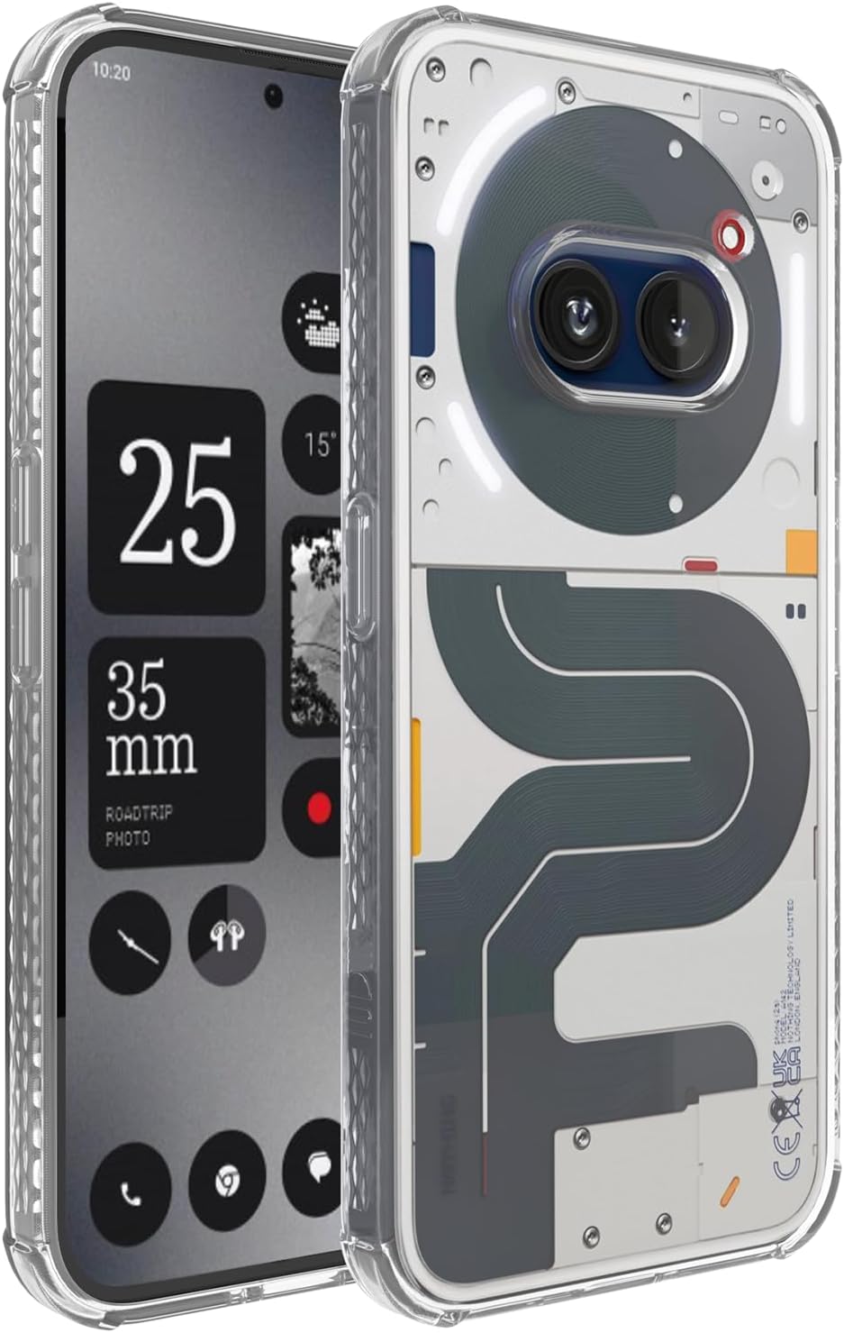 MOOISVS Case for Nothing Phone 2a/Phone 2a Plus, Hydrophobic, AntiFade, Anti