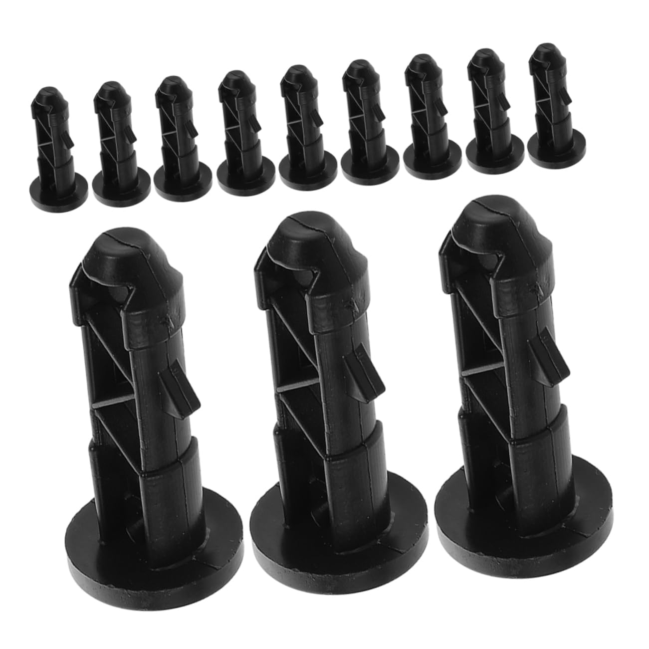 FUNOMOCYA 20Pcs Replacement Lid Latches for Trash Bins Plastic Hinge for Wheeled Trash Can Easy Installation Secure Fit for Outdoor Use