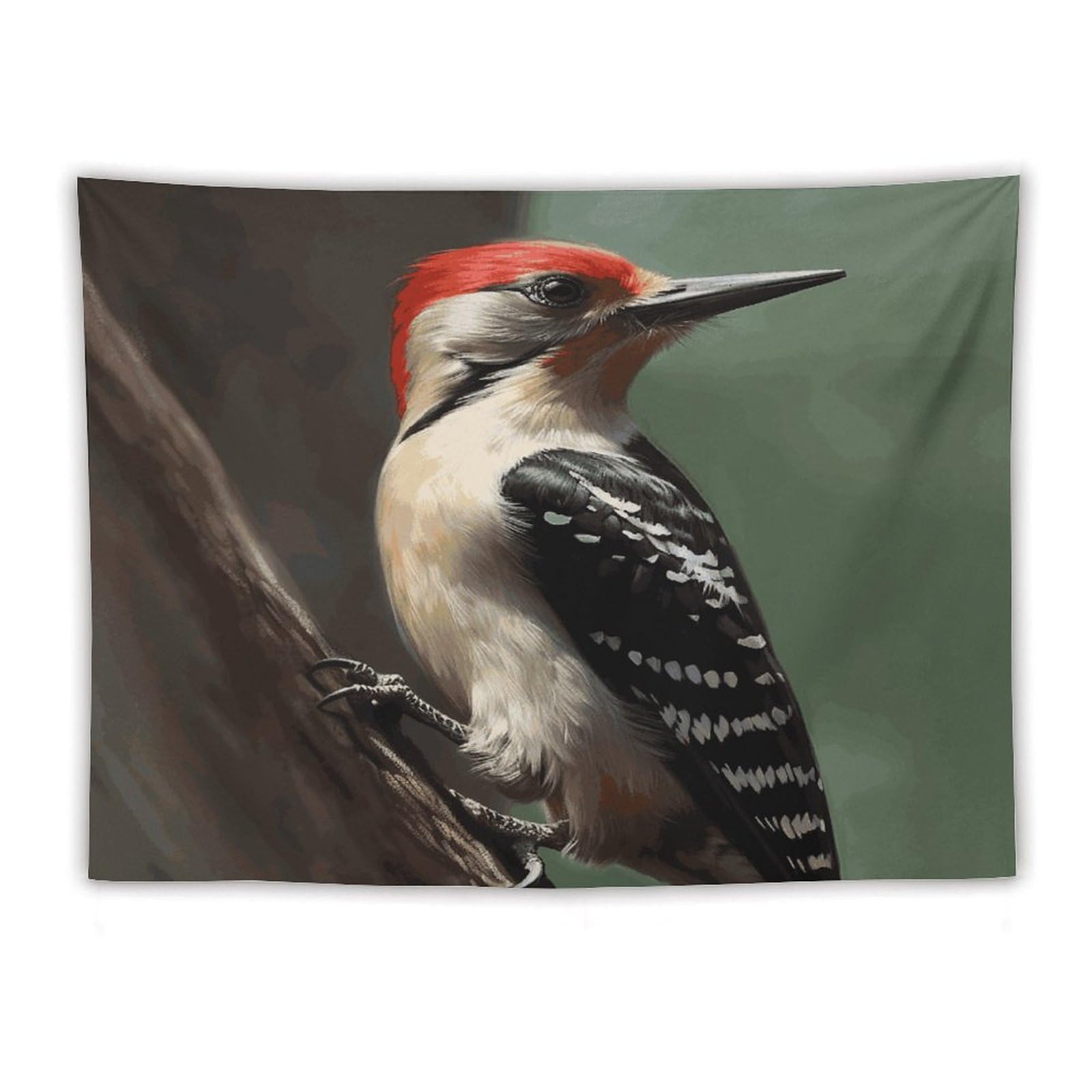 LDGSUPH Woodpecker Tapestry Wall Hanging Decor Anti-fading Aesthetic Wall Tapestries Fashion Wall Blanket Decor Modern Wall Art Tapestry for Bedroom Home Decor 60"x80"