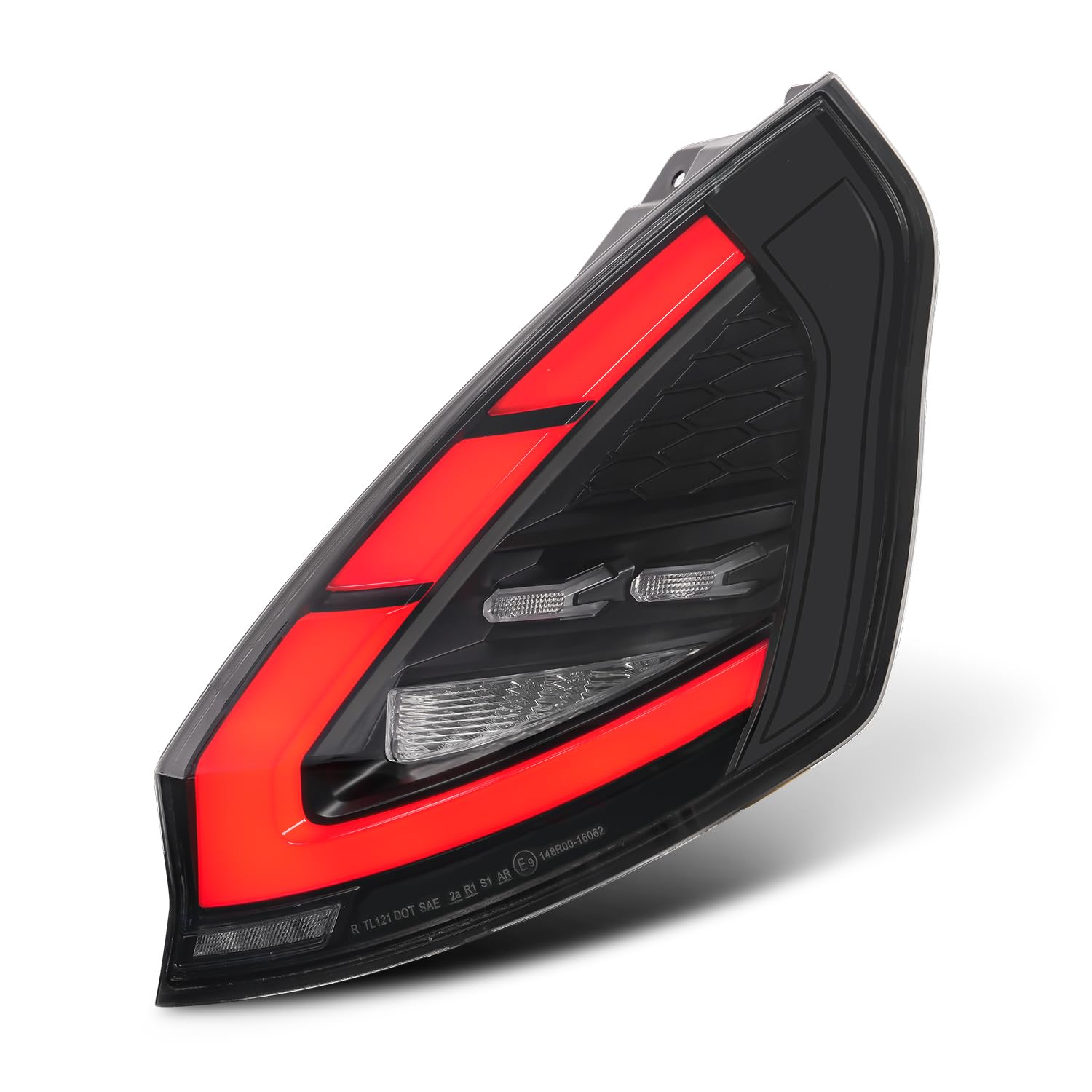 Archaic Posteriori Per Ford Fiesta Hatchback MK7/MK7.5 SE/ST 2009-2017 | LED luci Fari Posteriori con sequenziali,animazione DRL,Con E-Mark